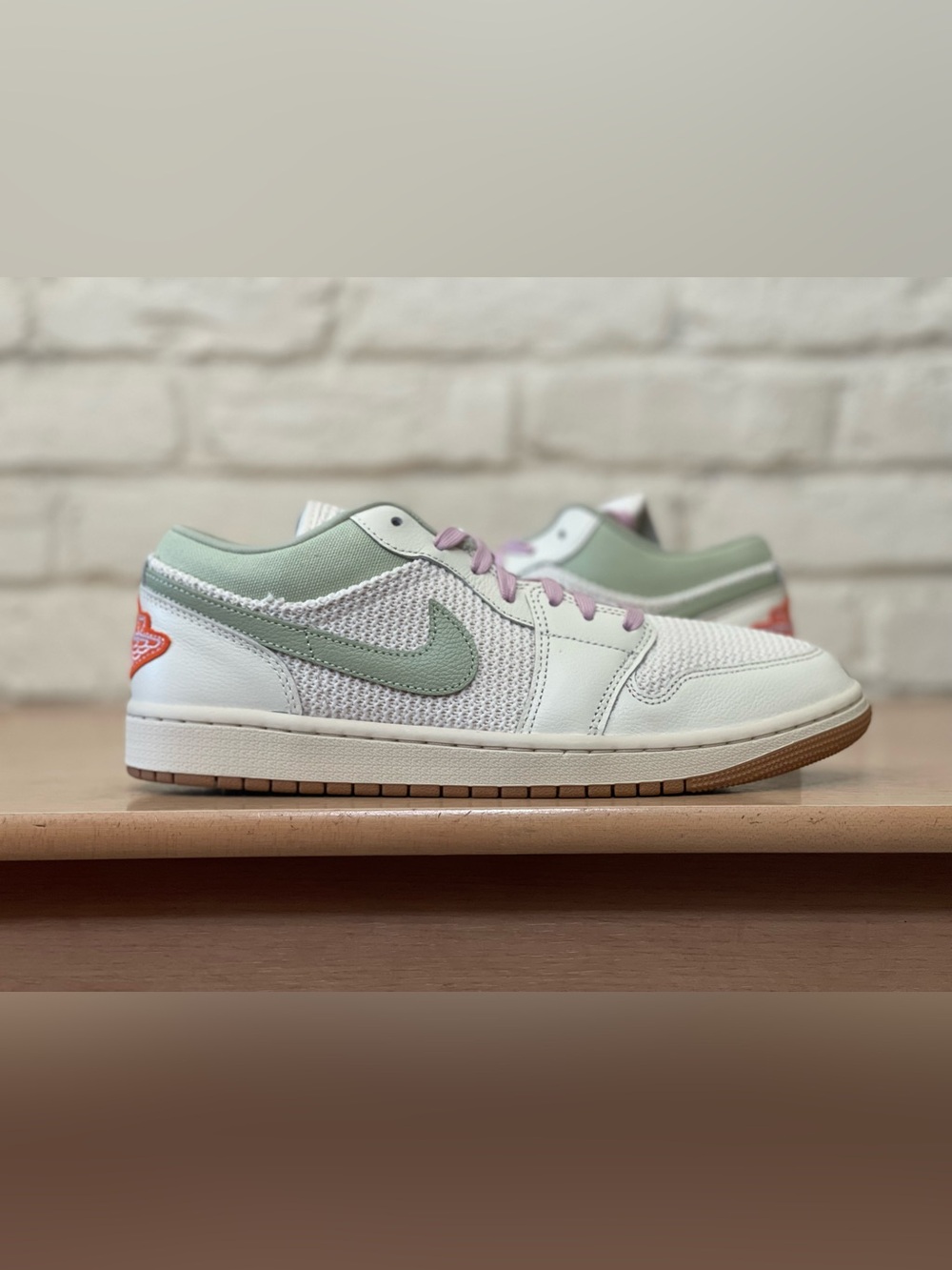Nike Air Jordan 1 Low SE Olive Aura Women Sizes 11 & 12 Shoes White II0569-100